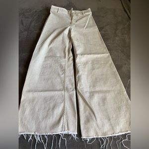 Zara marine straight pants
